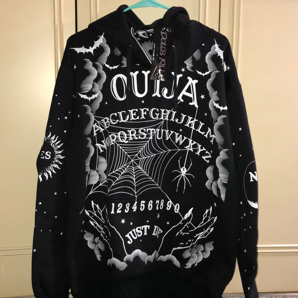 Dolls Kill Ouija Long  Hoodie new with tags